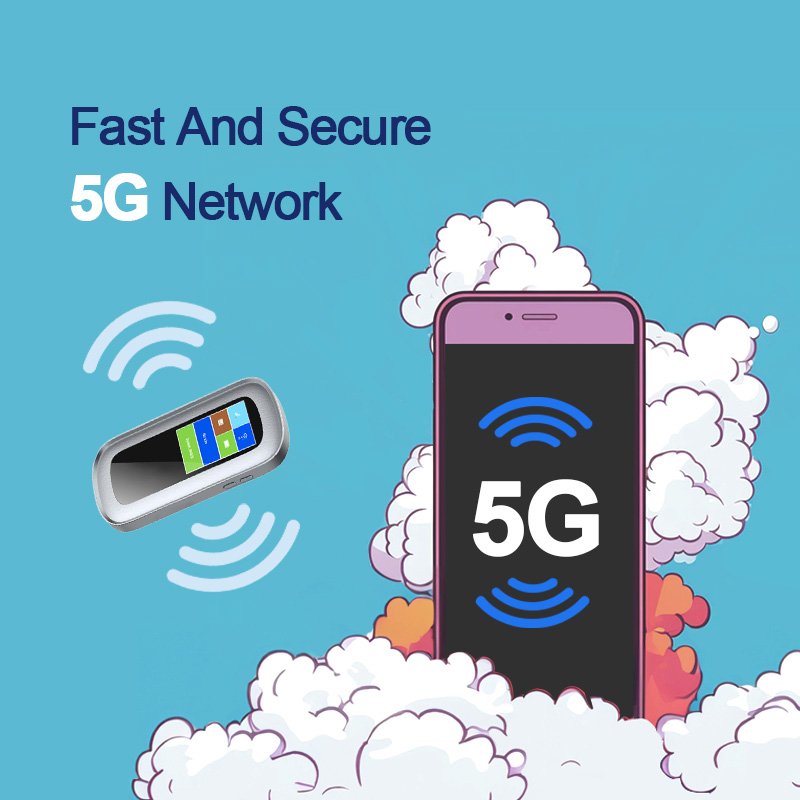 KINGTOP Portable 5g Wifi Routers Mobile Hotspot Router 5g Pocket Wifi With Sim Card